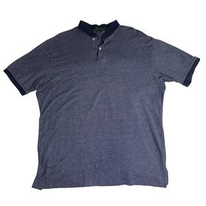 Lauren Ralph Lauren Navy Blue Polo Shirt Size XXL Short Sleeve Preppy Casual Top